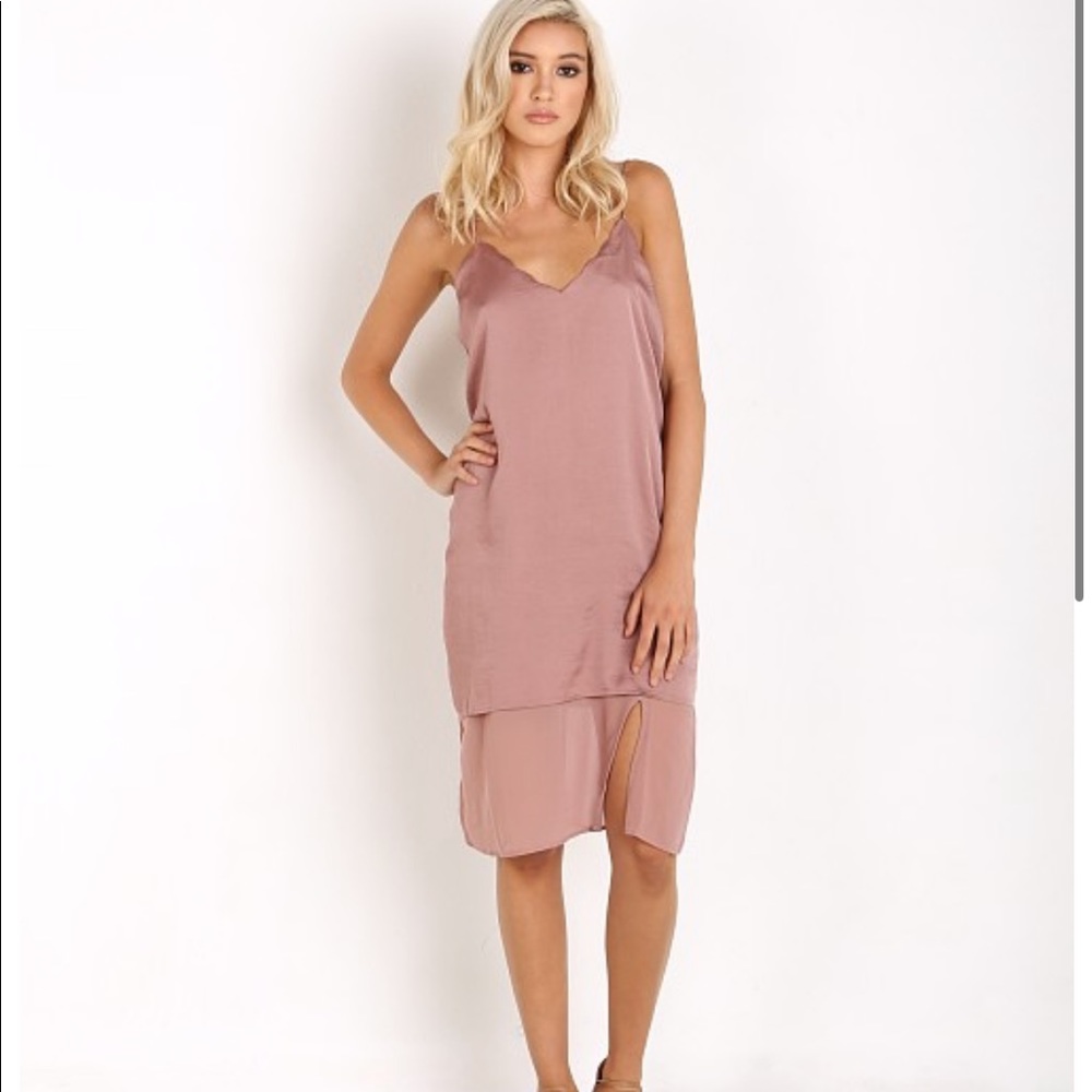 Tularosa Beckett Pink Slip Dress